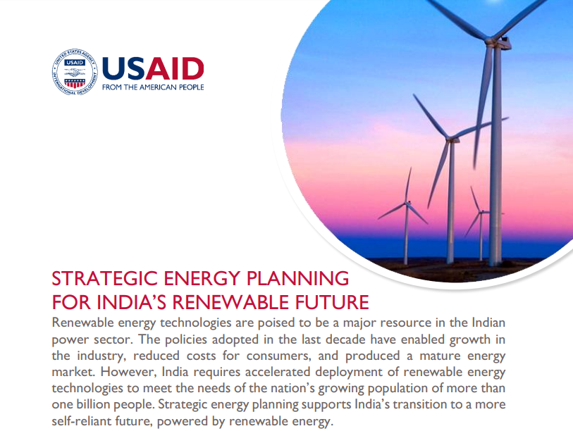 #StrategicEnergyPlanning supports India’s transition to a more self-reliant future, powered by renewable energy. To download the fact sheet, please visit pace-d.com/wp-content/upl… @USAIDEnergy @usaid_india #AsiaEdge #IndoPacificStrategy