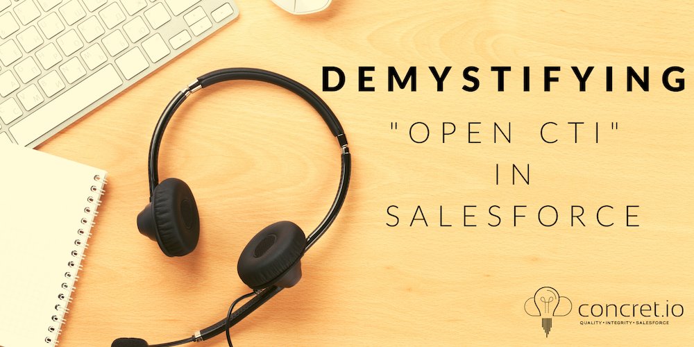 concretios's tweet photo. Break down the misconceptions on the #Open_CTI in #Salesforce by exploring this detailed blog.
Blogged: Demystifying – Open CTI in Salesforce
https://t.co/nACy0O8FaV
#OpenCTIGuide #QualityBlogs #Concretio https://t.co/36Cdfd0p2f