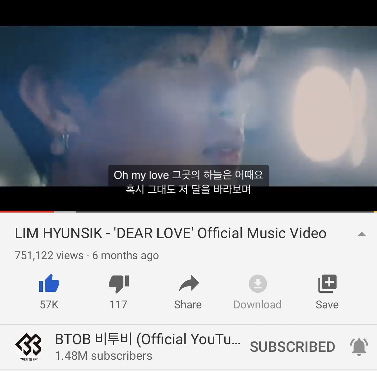 Dear Love view count streaming thread 14MAY2020 01:15PM KST751,122