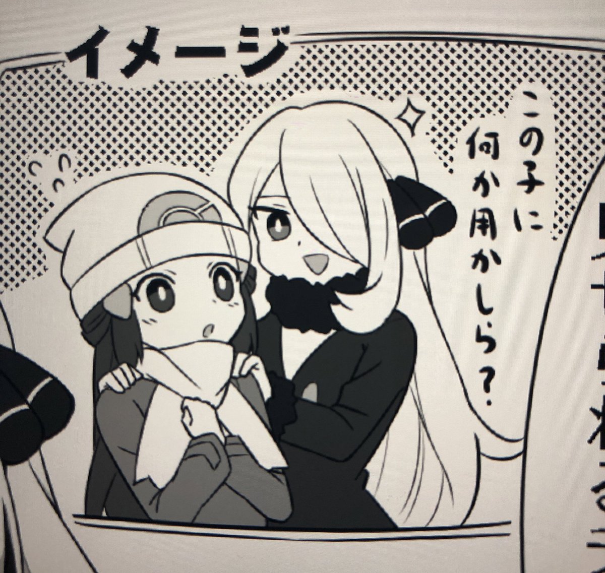 かっこいいシロナさん(イメージ) 