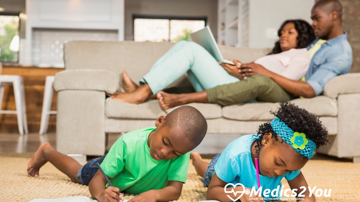 medics2you's tweet photo. Working remotely has its own challenges...trust, we know! Let us take worrying about your family’s #healthcare off your plate.

Available in #Nigeria &amp; in the #UK: Download our app and speak with World-Class #Doctors &amp; Specialists about your family #health and well-being today! https://t.co/Z4u6zPvLFG