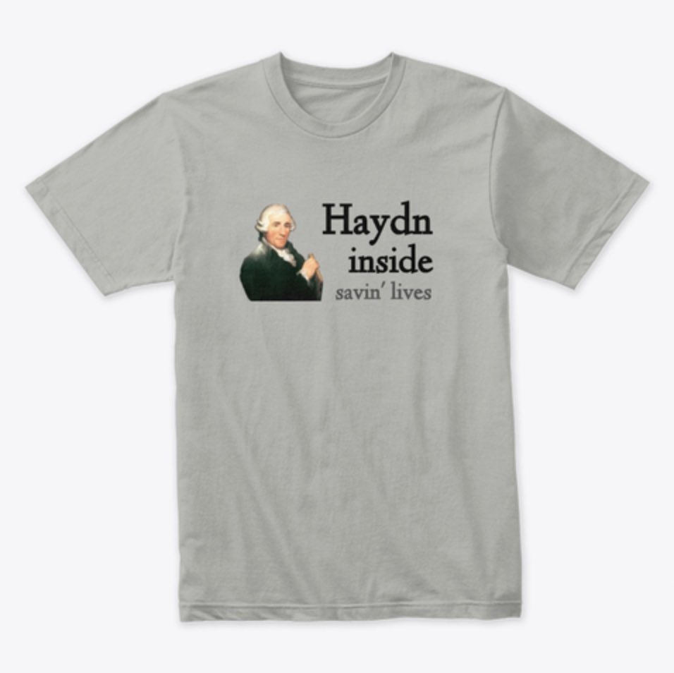 composer_stuff's tweet image. Welcome to Composer Stuff! ‘Haydn Inside’ tees, mugs at Teespring.com/stores/compose… 😎