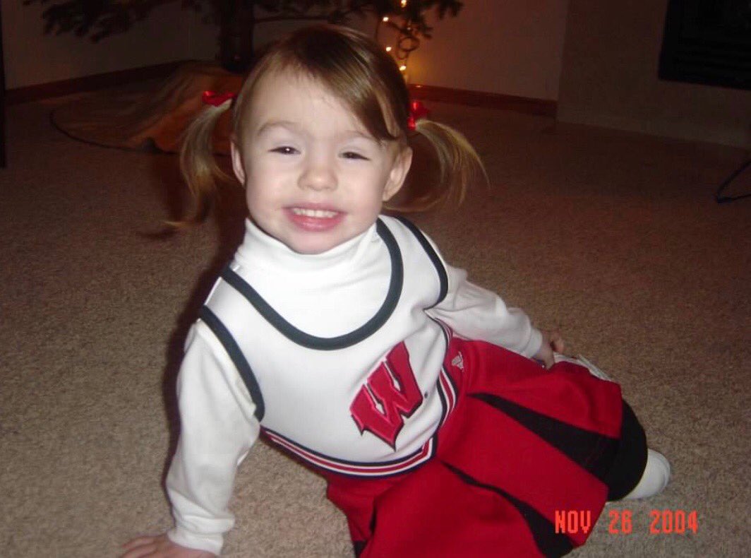 Excited to be a UW Badger coed cheerleader 2020-21!! Been dreaming of this forever! ❤️❤️‼️