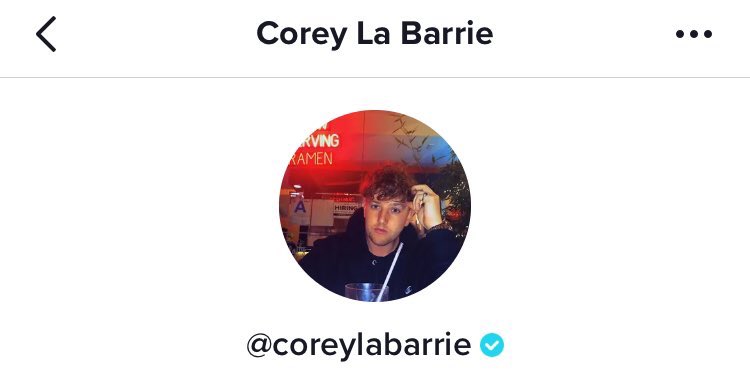 herronweasley's tweet photo. COREY! Look at the tiny blue check! 
You made it! 💙🕊 https://t.co/ifbRpTbiIr