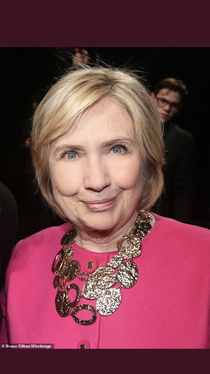Bankrupturbooki's tweet photo. @laurenboebert @JoeBiden The real Killary has been gone for a long time #HillaryClone https://t.co/KsCSAREPpE