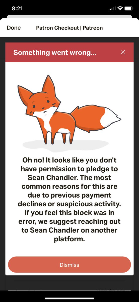 pgonz5431's tweet photo. @kirkneverdied I tried to pledge again and got this message https://t.co/aupRsAhqbX