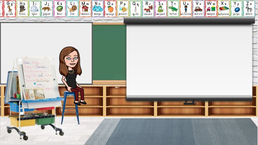 MmeLiles's tweet photo. Taking my Google slides to the next level! Do you recognize my classroom @BurnhamthorpeFI? Thank you to @MmeMoraitis for the inspiration 😍 https://t.co/fLyABisWOv