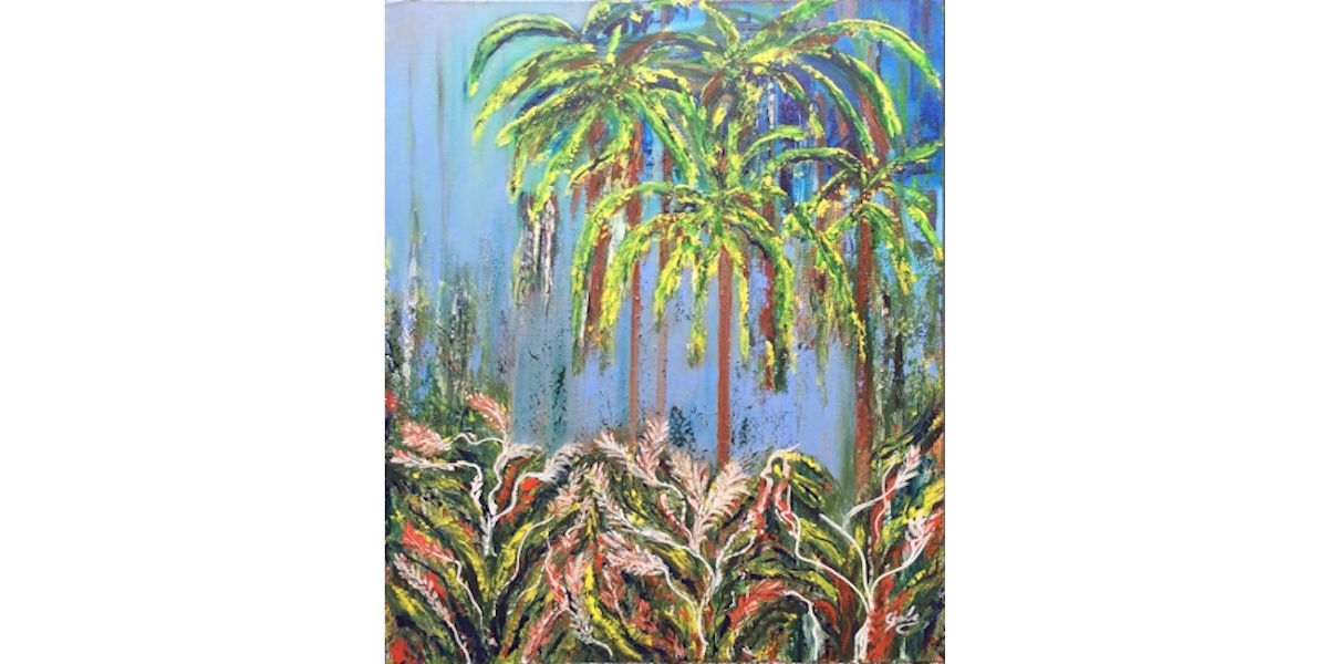 glendobe's tweet photo. The lush vegetation of a tropical rainforest, which is teeming with hidden bird and animal life, is depicted in this painting. See more of my paintings at https://t.co/ZXVbEG24Hd. Ht 66cm x W 61cm
.
.
.
.
#glendobe #rainforest #lush #greens #abstract https://t.co/gSrxpCRxG0