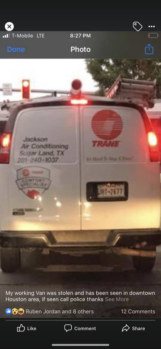 lili_ramirez92's tweet photo. My brother’s work van was stolen last Thursday and haven’t heard anything since the incident. Inside that van, he had all his tools he purchased out of pocket throughout the years. It was last seen in downtown Houston if you guys see it please call the cops.
Please share! TIA https://t.co/ij7OGxFFZf