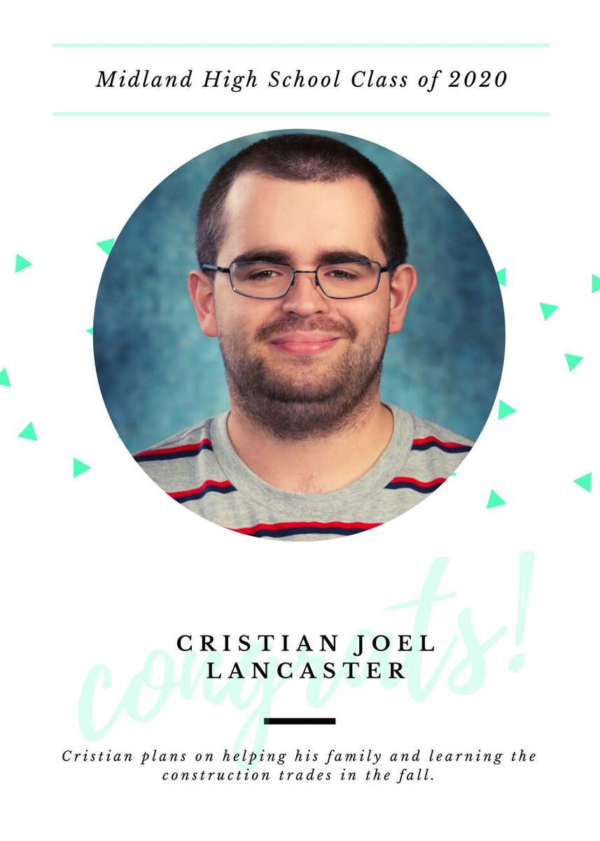 MHSBusiness105's tweet photo. Day 8 of MHS Class of 2020 Graduation Announcements . . .
Congratulations!
#twolves7pride
#twolves7prideMHS https://t.co/tvY2paMaqK
