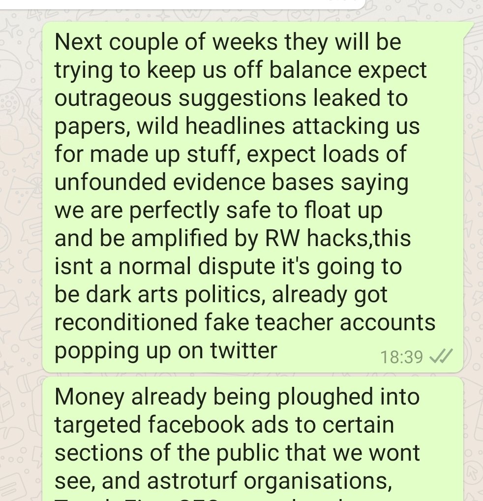 UPDATE: how much of the above thread has come to pass? How accurate was my prediction out of 10?I sent this a few days ago to union WhatsApp group but I was saying this from Thursday last week #edutwitter