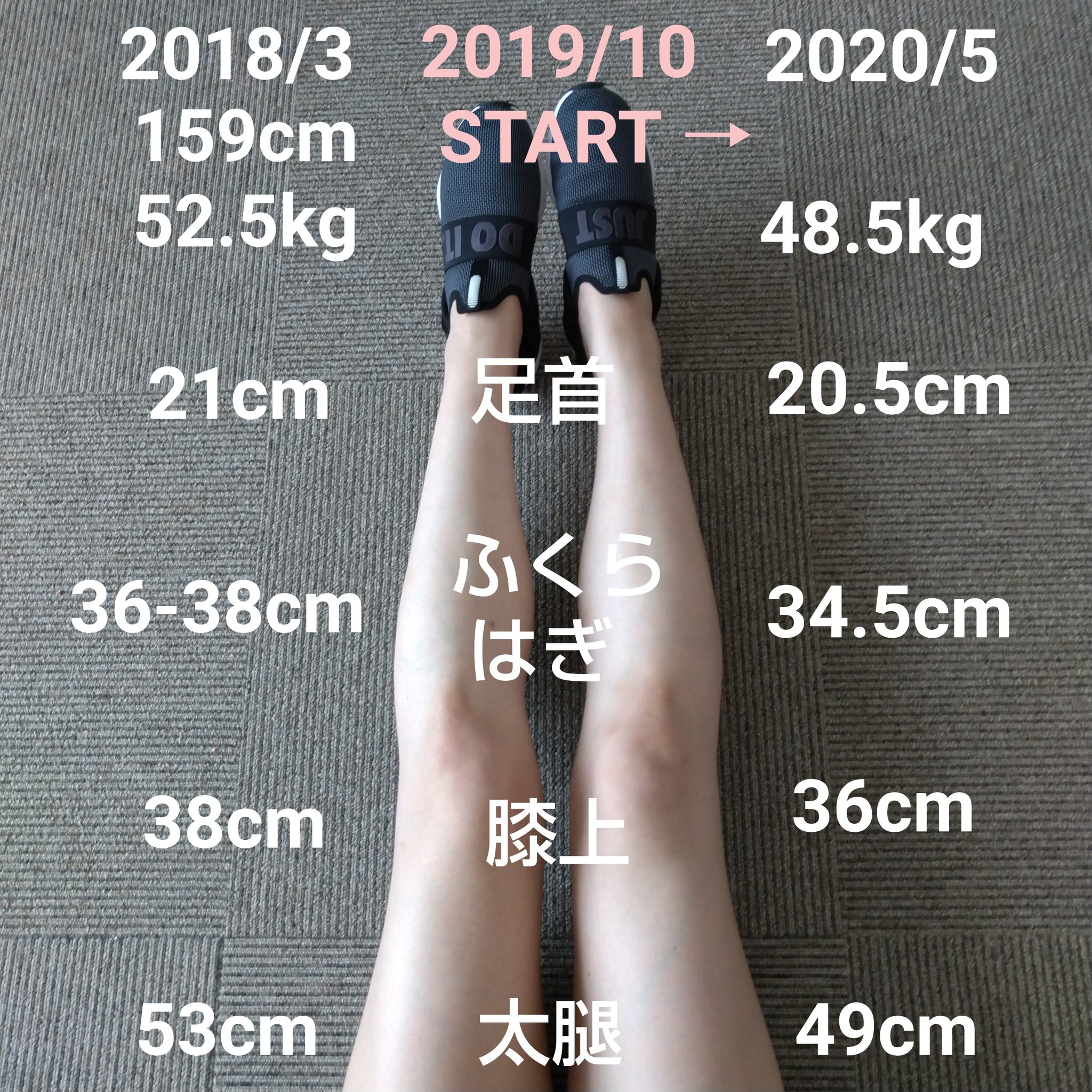 Pine アラフォーからのbodymake ちなみにふくらはぎ36 38というのは左右差があったことと むくみでmax38cmだった 特に太かったのは右脚 36 38cmあるふくらはぎってどれくらいかと言うと 女性用のロングブーツはジッパーが閉まらないレヴェルである