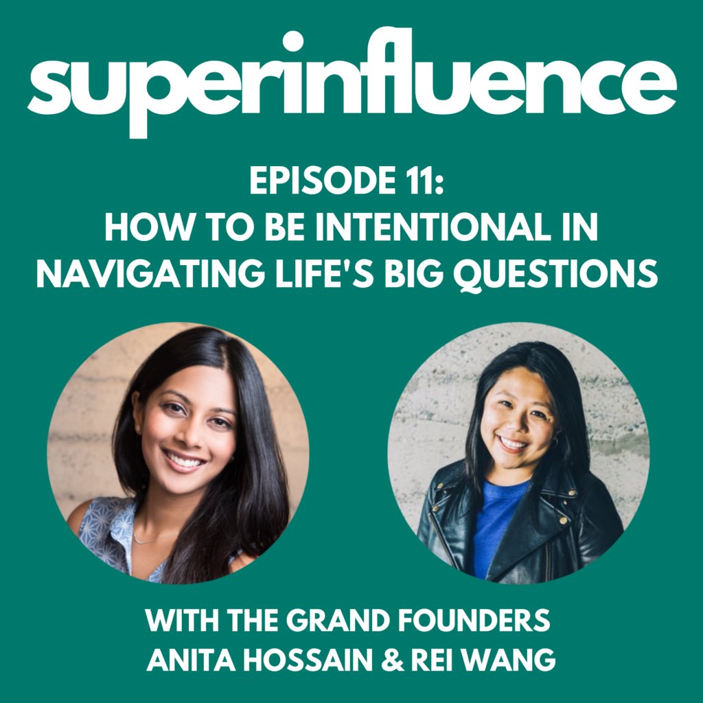 Excited to be on <a href="/superinfluence_/">superinfluence</a> discussing how to navigate life’s big questions and find clarity and community. 

Thanks for having us, <a href="/pammajumdar/">Pam</a>! 

podcasts.apple.com/us/podcast/how…