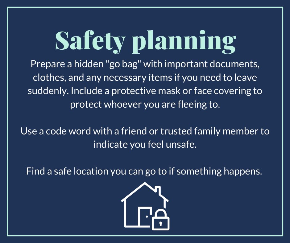 If you would like more personalized safety planning assistance, please reach out to CASDA at 715-392-3136 or (800) 649-2921. (2/6)