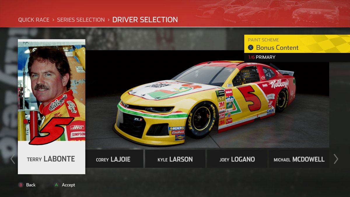 MattyGrizz's tweet photo. Custom Terry Labonte #NASCAR #NASCARHeat #ChickenCar https://t.co/hXfyUAkKFb