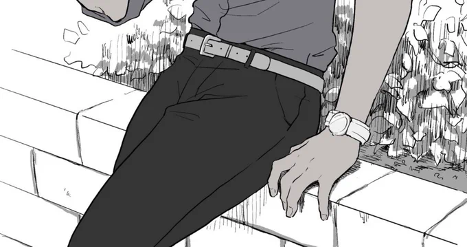 昔からの性癖(手フェチ)と
ここ最近の性癖(細い腰〜太もも)
好みな感じに描けて満足 