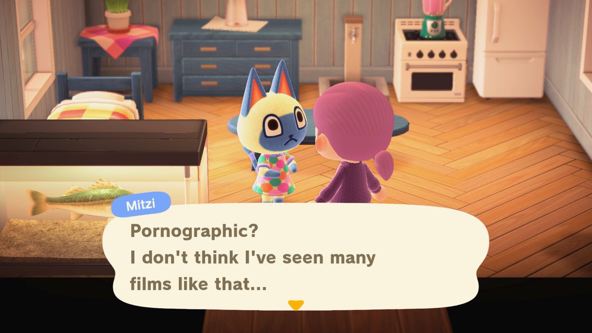 So you wanna be a model, huh, Mitzi? #AnimalCrossing #ACNH #NintendoSwitch