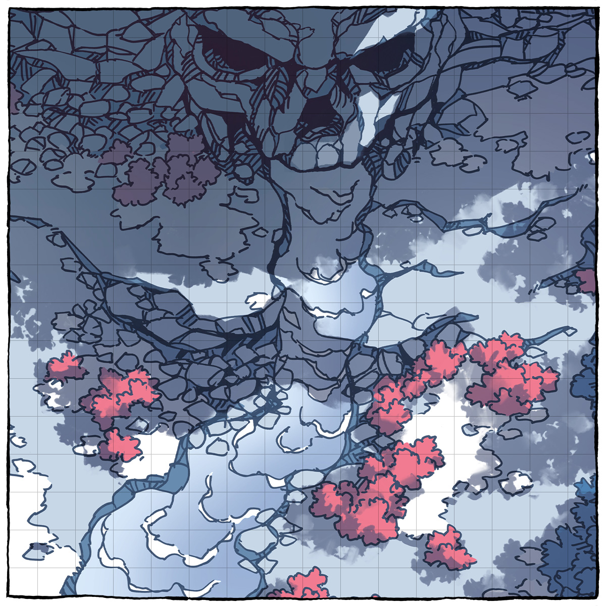 Ross on Twitter: "Have use for a spooky cave mouth in the shape of a skull?  I have just the battle map for you! Set in the midst of an icy forest,