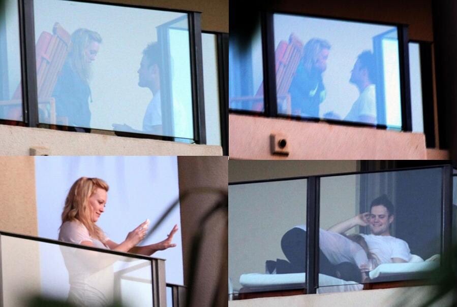 hilary duff balcony. hilary duff proposal. 