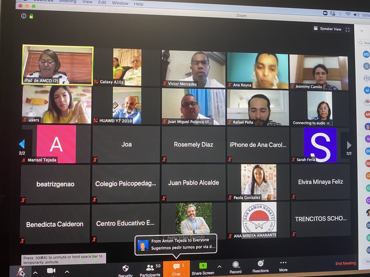 aineprd's tweet photo. Hoy sostuvimos el 3er. Conversatorio de socios AINEP con la participación de 49 instituciones educativas privadas con 57 representantes. #ainep #proyectosuci #ainepinforma #todossomosainep https://t.co/mh6viR2xTa
