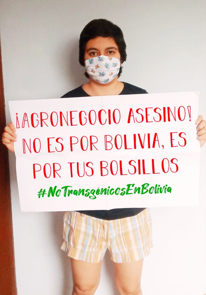 Codapma1's tweet image. Agronegocio asesina, no es por #Bolivia, es por tus bolsillos!
@izurietaef @paocortesmar @WalterLimache @Salvaginass @cedlabo 
#NoTransgénicosEnBolivia
#FueraMonsanto
#PorNuestraSalud
#AbrogaciónDS4232