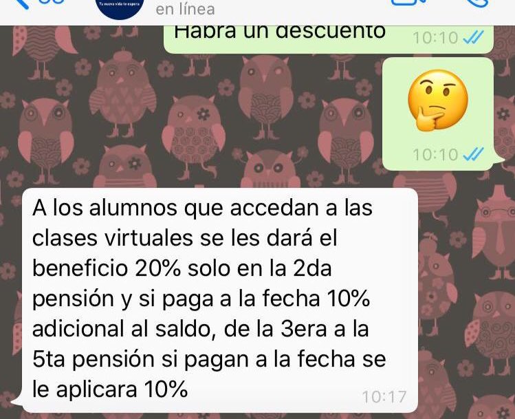 alumnoscertus's tweet photo. ‼️EN TIEMPO DE CUARENTENA SE APROVECHAN DE QUE LOS ALUMNOS NO QUEREMOS DEJAR DE ESTUDIAR‼️
#InstitutosUnidos #Dia59 #Vizcarra @sigridbazan #haCERTUSpensionesjustas
@CECibertec @CTecsup @cen_zipae @IdatComunidad @MineduPeru @ASPECPERU @MineduPeru @IndecopiOficial @M_BenavidesAb https://t.co/xJmVU9RWzV