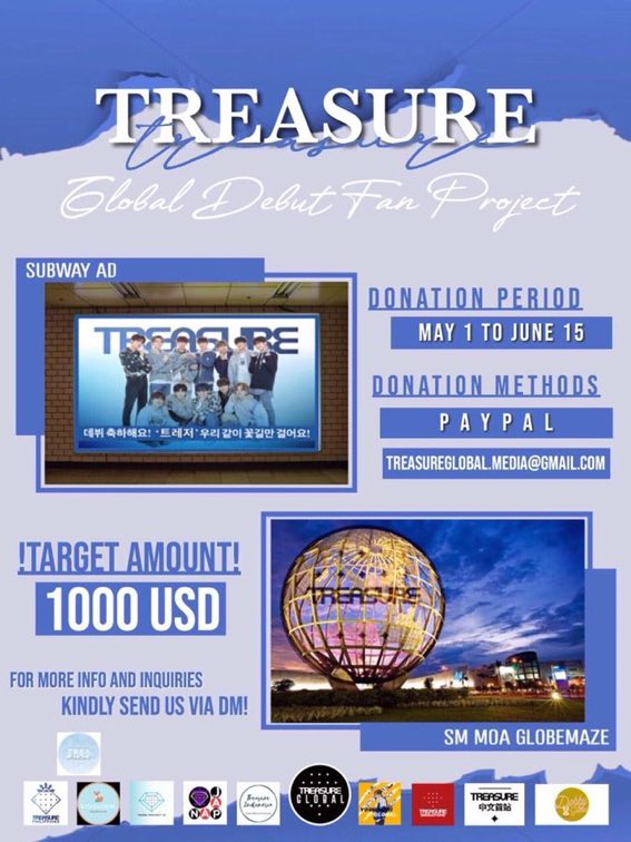 TREASURELATAM's tweet photo. 130520 |#PROYECTODEBUT
¡Hola Treasure Maker!
Nos hemos unido a @TREASUREGLOBAL_ para recaudar en México donaciones para anuncios para el debut y compra de álbums digitales y físicos.
Pueden donar lo que gusten, toda cantidad sirve.
#TREASURE
@ygtreasuremaker https://t.co/UIJbc9OyaZ