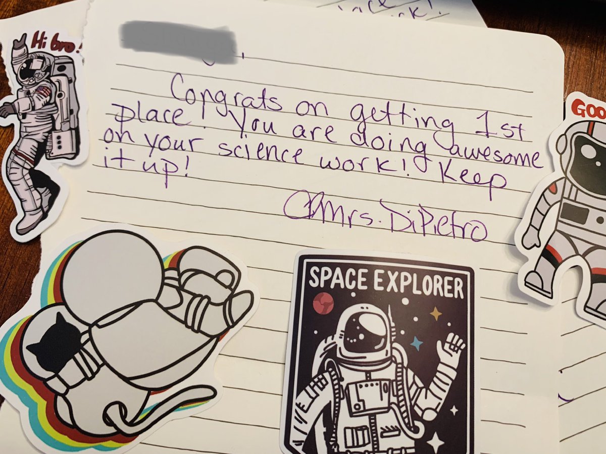 SciwithPie's tweet photo. Prizes for science gimkits going out! 🧪 🧫 🧬 #scienceprizes #scienceathome #ljhproud @Lockhart_JH https://t.co/PSTsUvt3UM