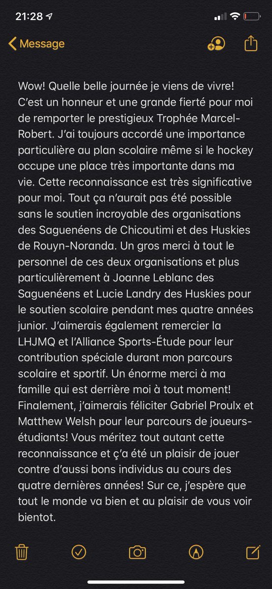 RafaelPinard's tweet image. Merci à tout ceux qui ont pris le temps de me féliciter aujourd’hui. Je n’ai malheureusement pas pu répondre à tout le monde, mais c’est vraiment apprécié!