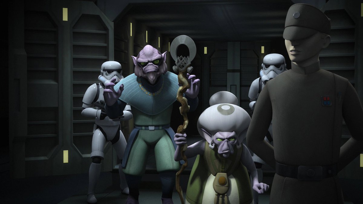 The next mentions three Imperial atrocities as an example of the truths Pamlo is privy to: Ghorman, Geonosis, and Lasan.All three have been seen or mentioned in Rebels, where we hear stories of how the Empire "sterilized" Geonosis and massacred Lasan.