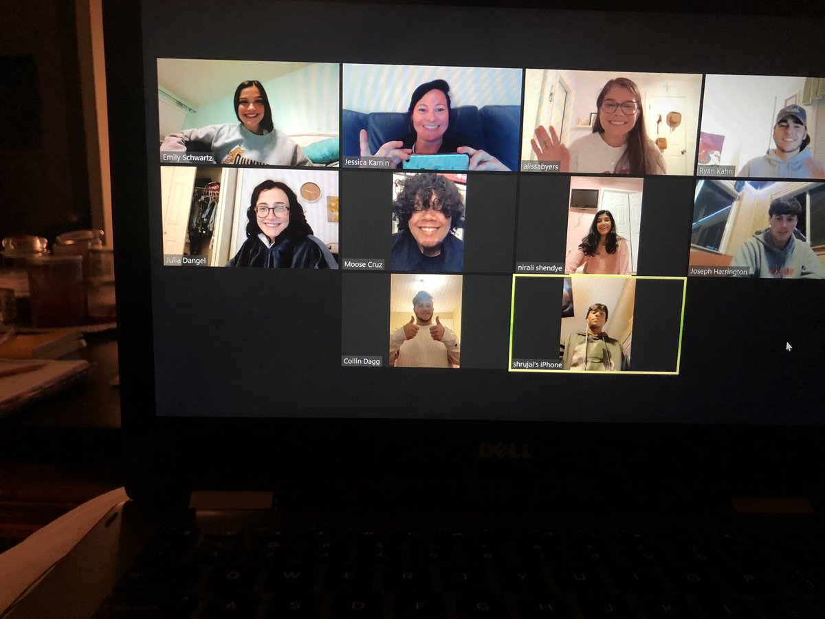 These guys 💙 This group of seniors were my students for Grades 3-5 and we just spent an hour catching up on Zoom. I’m so proud of them and I’m so grateful they wanted to connect with each other and little old me. These are strange times, but this was pretty special.