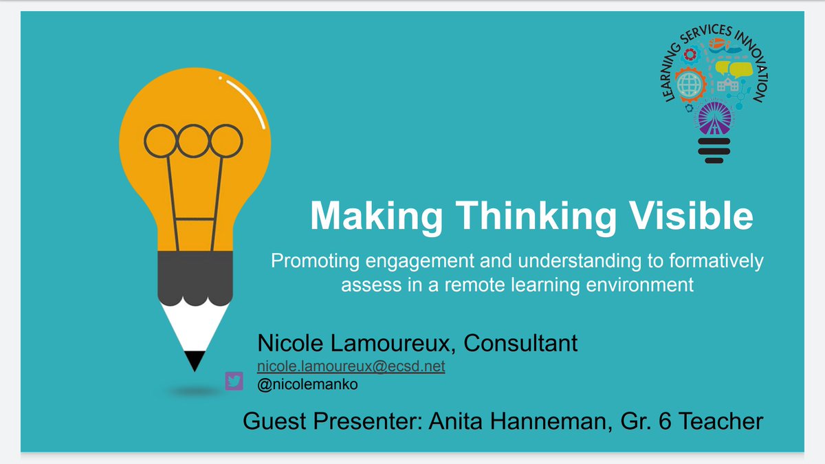 SraHanneman's tweet photo. Thank you @nicole_manko for inviting me to share thinking routines I have used remotely. As always your sessions are amazingly insightful and applicable. Love working with you #LSI_on_Learning https://t.co/6J0hmThwWz