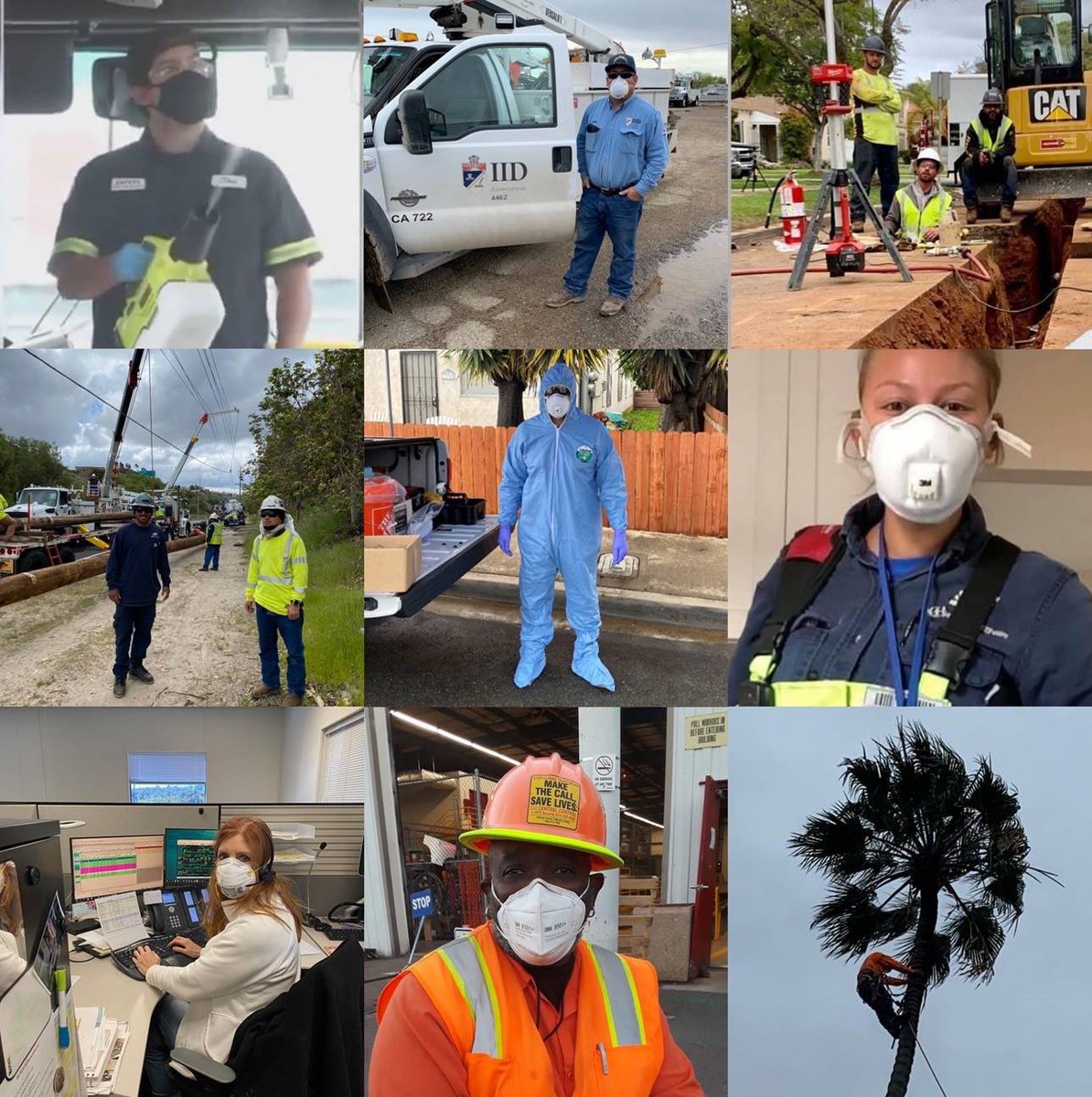 As we're reopening, <a href="/SDGE/">SDG&E</a> grid operators with <a href="/IBEW465/">IBEW Local 465</a> are sequestering away from loved ones &amp; their communities to ensure we stay powered, keeping the💡on for all of us, but especially:
🏥 Hospitals 
🚔 First responders 
✅ Reopening businesses
bit.ly/2YZ1Sz4