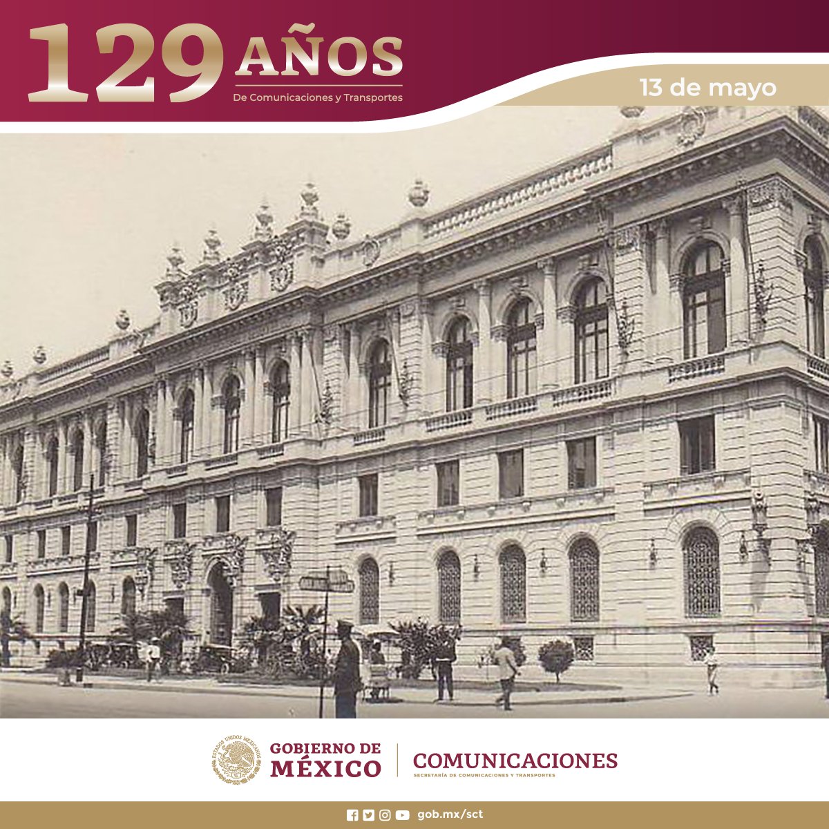 CSICT_Campeche's tweet photo. #129AñosSCT 🇲🇽
✅ Visita nuestro #BlogSCT y haz un pequeño recorrido a la historia de las grandes obras públicas de la #SCT a lo largo de 129 años de existencia, que sin duda, es la huella del progreso material del país.
🤓➡️ https://t.co/JK9kbwmCBc
🛣🚂🚢🛫🚛📬📶📡🛰 https://t.co/4c0GfSuQMr