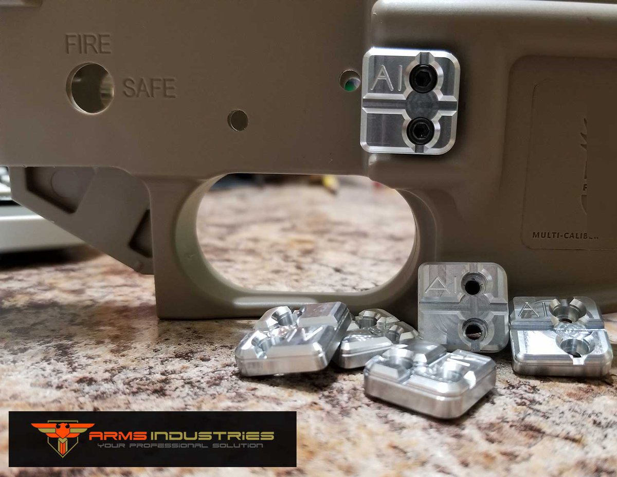 ArmsIndustries's tweet photo. Arms Industries New Professional AR Magazine Release (Large) is designed and engineered to proportionately complement individuals with large fingers/hands while enduring the rigors of professional duty or competition use. (Large model shown before hard anodizing) #LawEnforcement https://t.co/AeThqZ1PhO