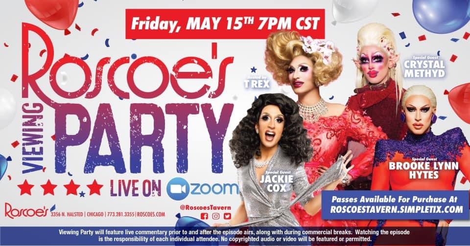 trexinchicago's tweet image. 👑Submit your questions now for @Bhytes1, @CrystalMethyd, &amp;amp; @JackieCoxNYC for Friday’s 1st ever virtual viewing party -&amp;gt;
Shawn@roscoes.com
👑Plus! Early bird tix are sold out but standard passes are still available so act now! -&amp;gt; roscoestavern.simpletix.com/e/53898
👑See you Friday at 7PM!