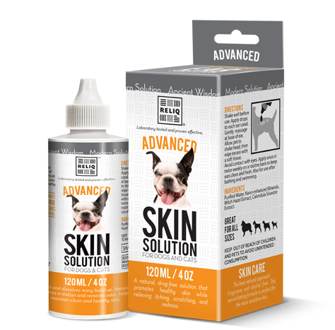 ReliqPet's tweet photo. These pictures are sent from our customer. After applying skin solution daily for one week. It shows big improvement. https://t.co/JMccsRgJbs