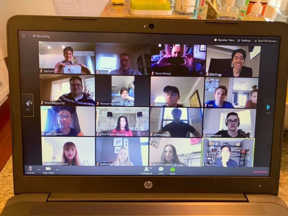 mstack1978's tweet image. Some of my broadcast journalism students were on a Zoom call today with YouTube star/filmmaker Zach King. North and South TV Production students were in too. He was so cool and kind to the kids and answered a lot of their questions. Very cool experience!