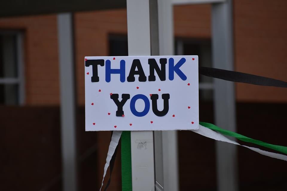 SWMiddleCowboys's tweet photo. Thank you SWMS community for the PARADE of appreciation and gratitude for our staff today! #WeAreSouthwest #SWMSStrong https://t.co/zgxH4V90oB