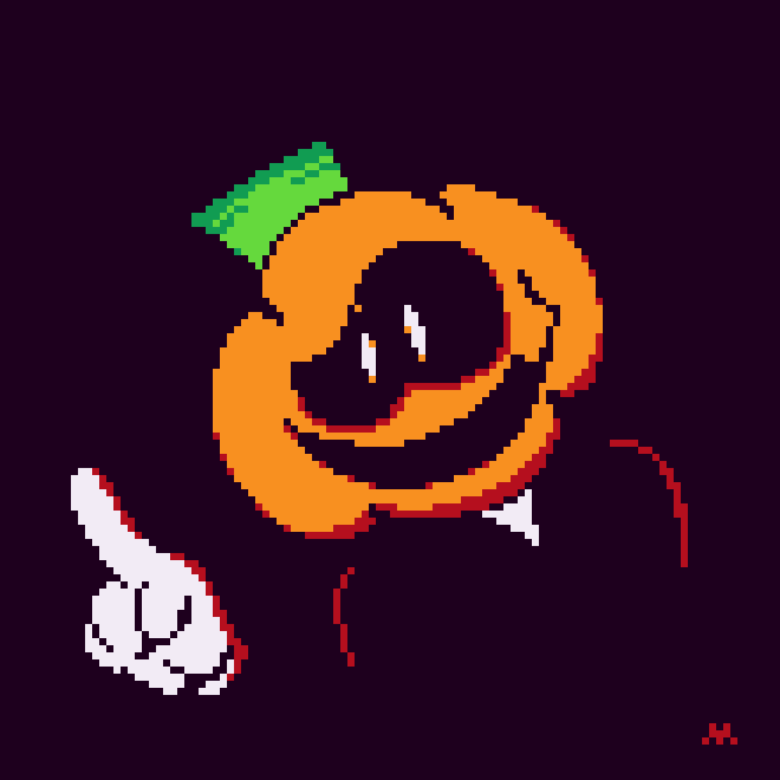 Pixnicius's tweet photo. drew my baby pump *crazy spooky dance* @_SrPelo_

#pixelart https://t.co/mDibl8bI5t