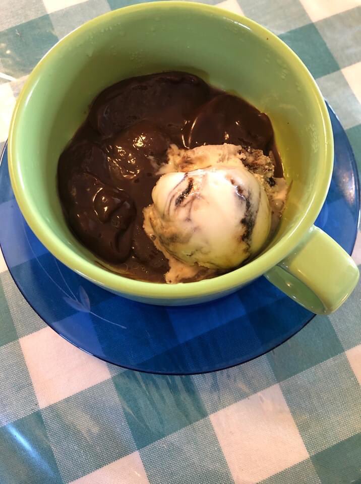 Mama’s Chocolate Sauce, Caramel Sauce, and her Pudding/Pie Filling that will make either vanilla, coconut, banana, or chocolate! Tune in this Sunday! 2pm Facebook Live #SaucySunday #GeorgiePorgy #Puddin &amp; #Pie ...#Filling. 😁