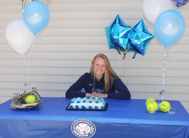 Dowathletics's tweet photo. H.H. Dow High's Krista Moe will be playing Softball next year at Northwood University.  We are so happy for you and your family! Congratulations Krista! #ChargerPride #ChargerStrong2020 https://t.co/XlNZTuqI55