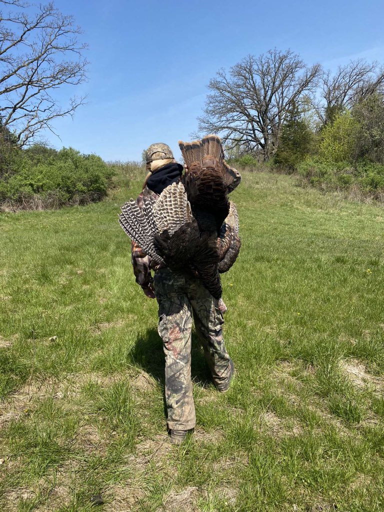 First turkey✅spent 15 hours in the blind today!