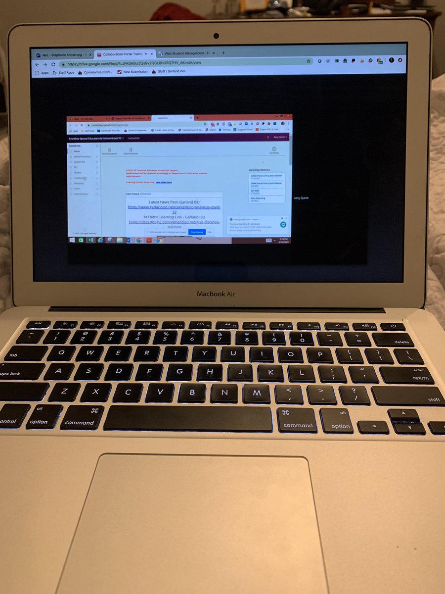 cybernurse06's tweet photo. Working late this #GISDWorkFromHomeWednesday @BeaverMST_Stars  @GISDhealth #GISDAlwaysconnected https://t.co/o4ueqzyRjy