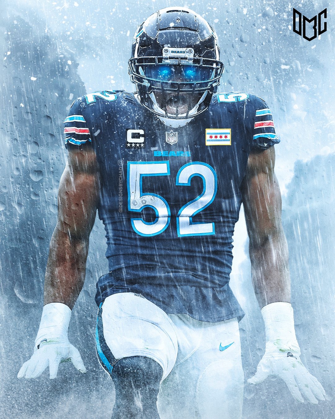 Chicago bears lake 2025 effect jersey