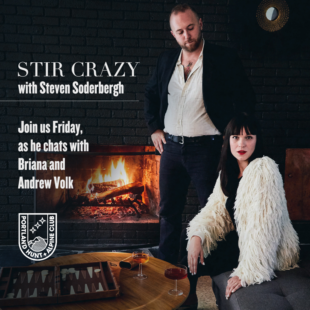 Singani63's tweet photo. All the way from Maine, Portland's own power cocktail couple! Tune in Friday for Episode 3 of STIR CRAZY with the dynamic duo of Briana and Andrew Volk. They help us whip up something delicious and easy, as we head into the weekend.
.
.
#AvoidTheObvious #singani63 #onebottlebar https://t.co/rQAg8ZrIR3