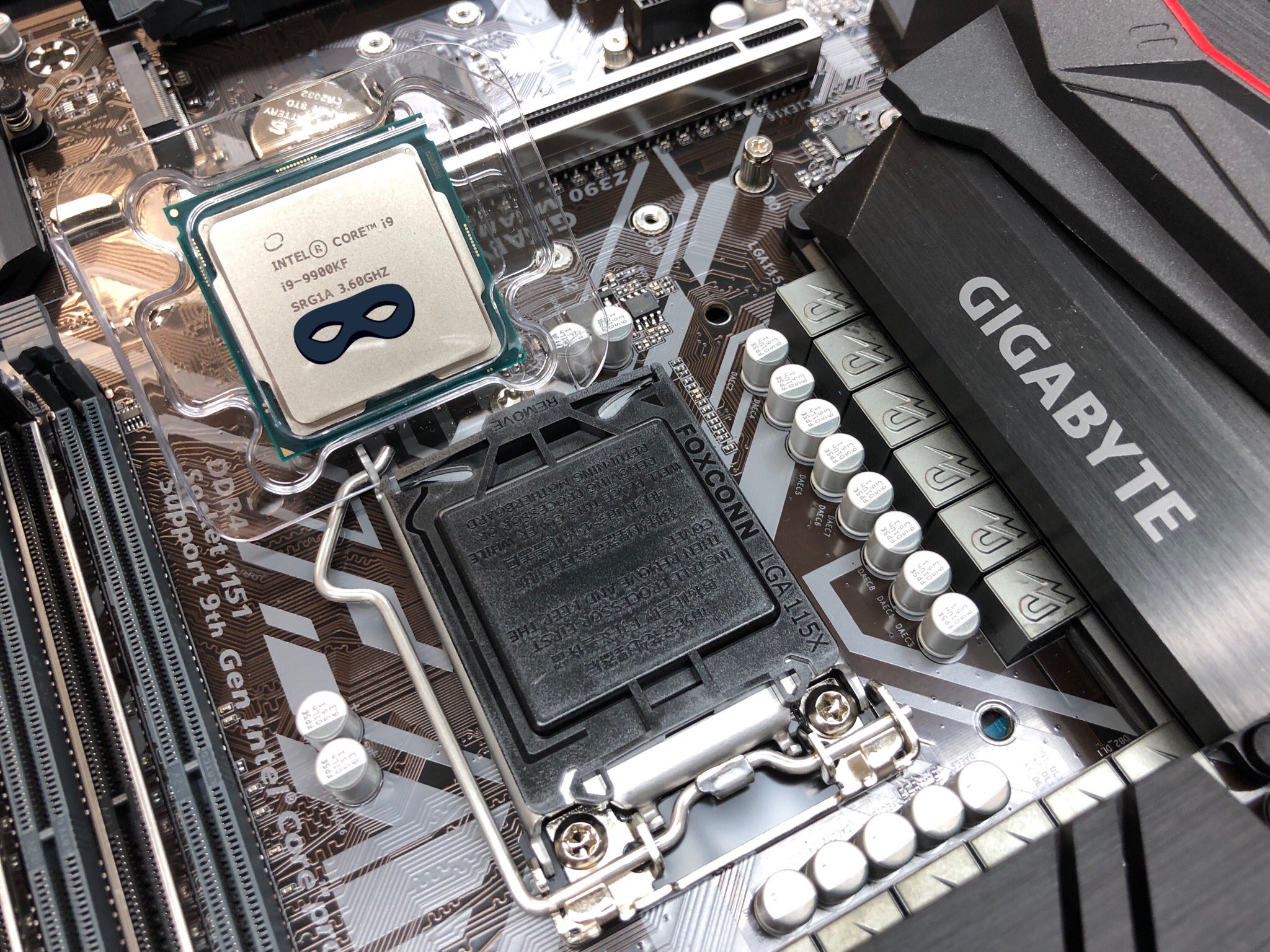 Intel Core I9-9900KF LGAソケット CPU intel core i9-9900KF