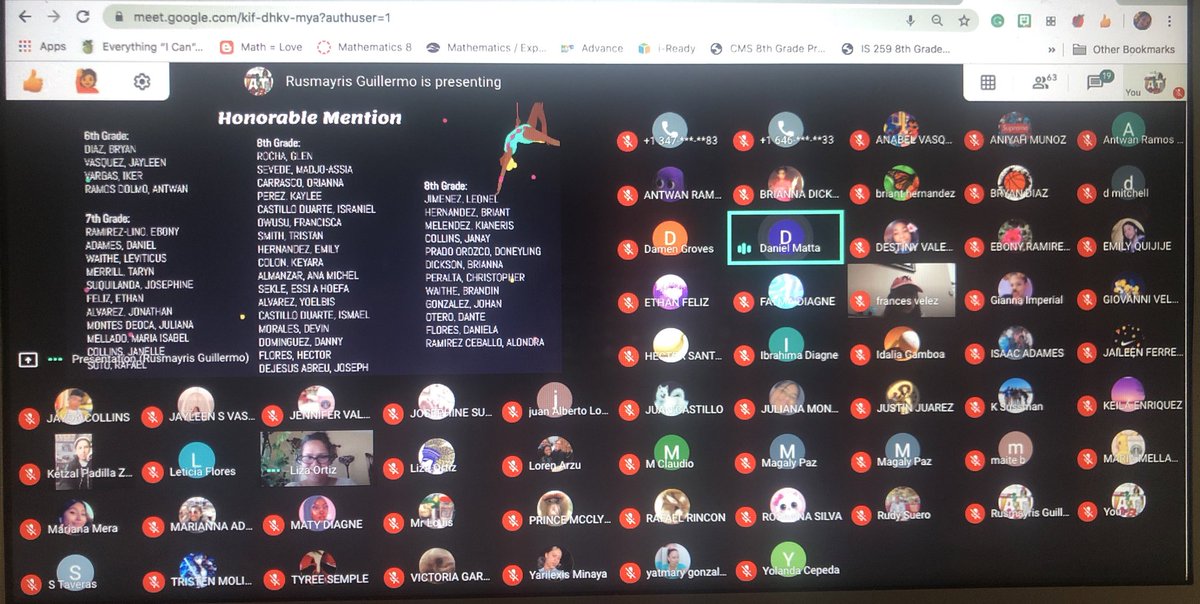 LDCMS302's tweet photo. Today we celebrated our #scholars in a virtual ceremony... although not the best way but we did it together!!! Congratulations! We are beyond proud!! ππ½ππ½ #ldcms302 @District8Supt @CECD8Bronx @NYCSchools https://t.co/jY7Z4h7w12