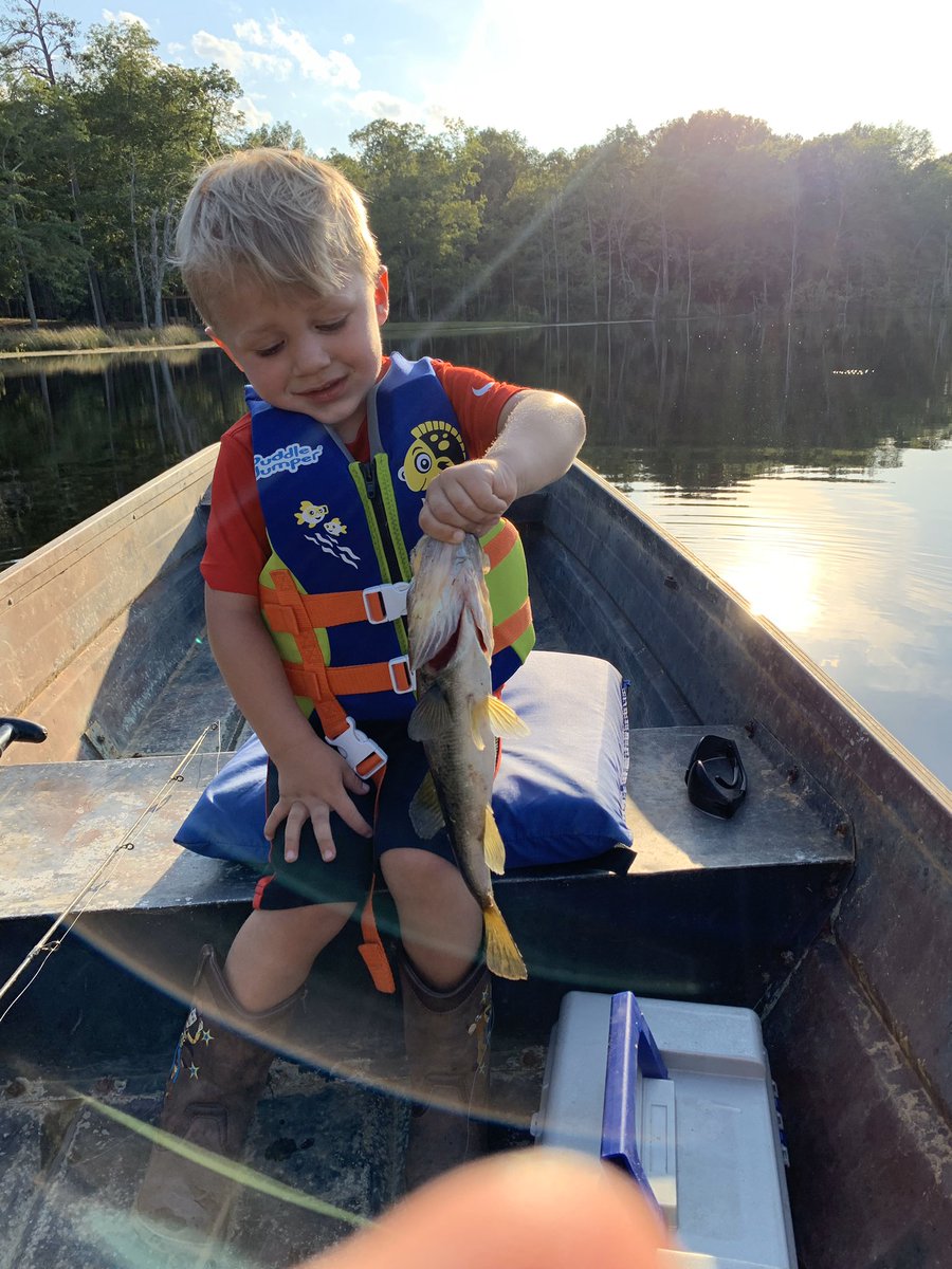 davidGSUcutler's tweet photo. Big day for my boys! A new @GSAthletics Eagle entered the world and Kaden caught his first fish! Can’t thank everyone enough for all the calls, texts and posts. We are doing great! God is good! #GATA #TrueBlueFamily https://t.co/cCWBeLJKFT