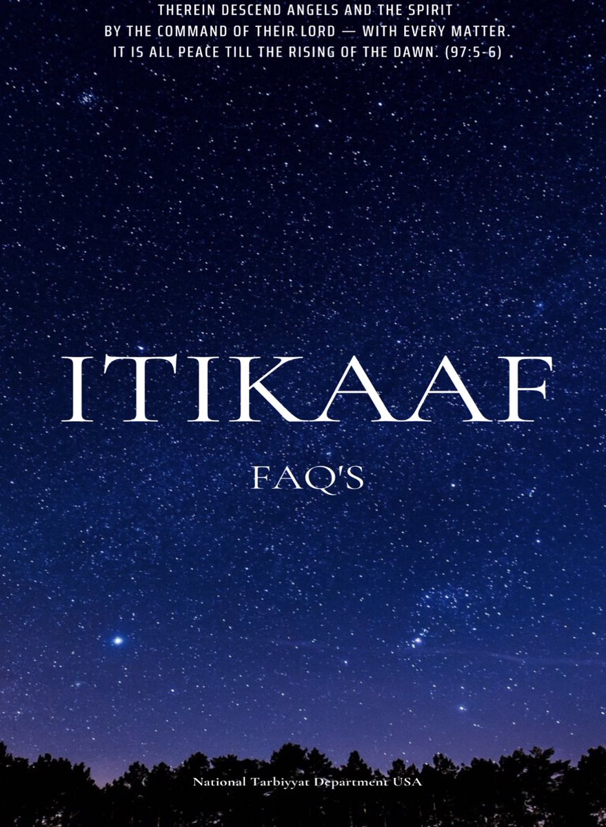 Itikaaf: Quick FAQ’s and Tips for your Journey this #Ramadhan 👇